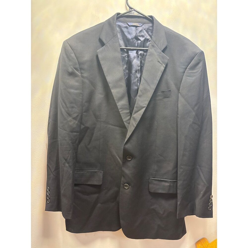 Brooks Brothers Madison 1818 Mens Black Two-Button Blazer Jacket  42L/36W